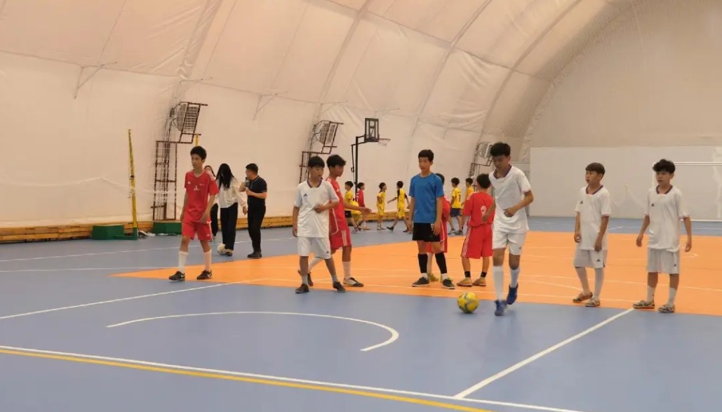 Жамбыл облысының Шу және Бірлік ауылында заманауи жылдам салынатын модульдік спорт залдары пайдалануға берілді.