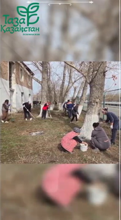 "Таза Қазақстан" республикалық экологиялық акциясы аясында сенбілік өтті.