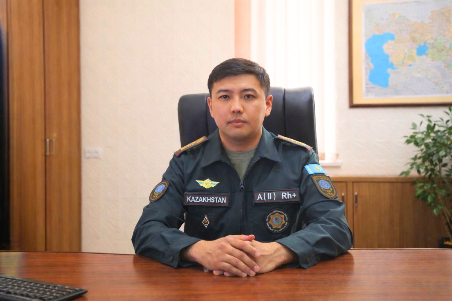 Назначен  начальник Управления государственного пожарного контроля ДЧС Карагандинской области