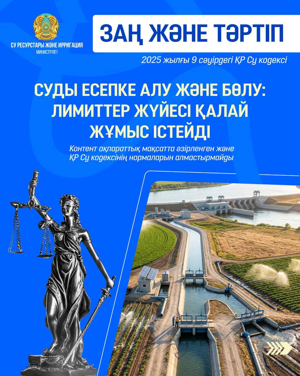 ЗАҢ ЖӘНЕ ТӘРТІП. Суды есепке алу және бөлу: лимиттер жүйесі қалай жұмыс істейді