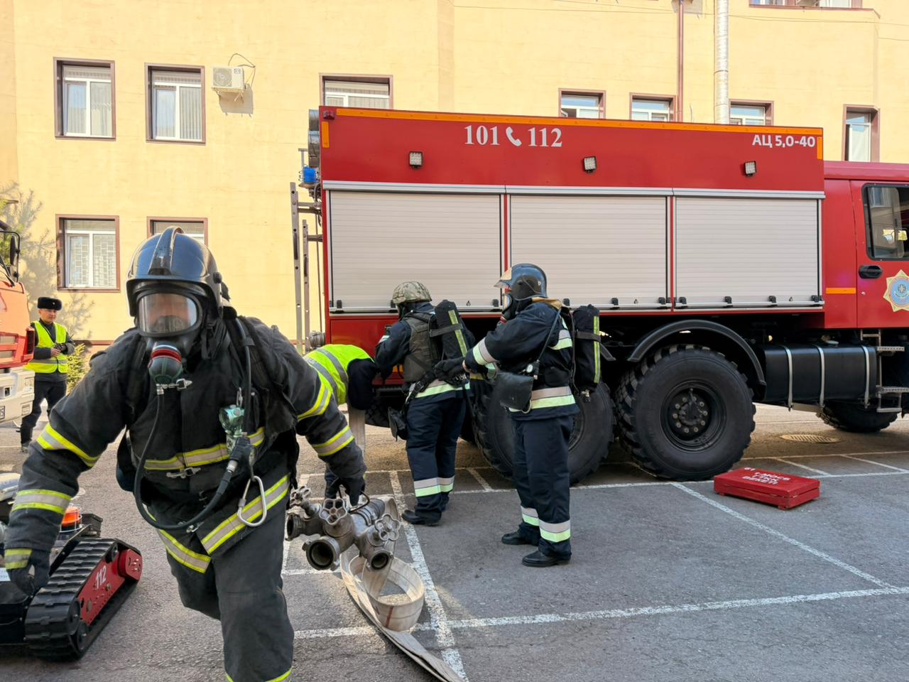 СҚО-да құтқарушылар мен шекарашылардың бірлескен оқу-жаттығулары өткізілді