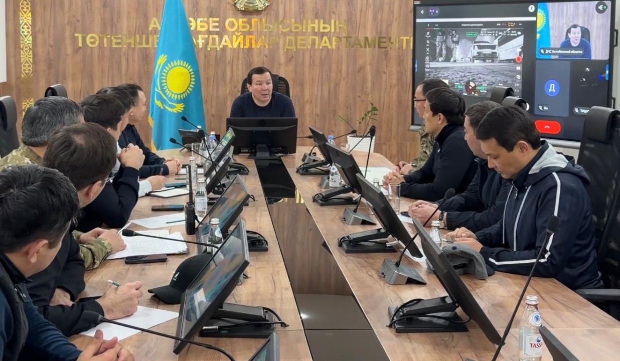 Облыс әкімі Асхат Шахаров төтенше жағдайлар бойынша жедел штабтың шұғыл отырысын өткізді