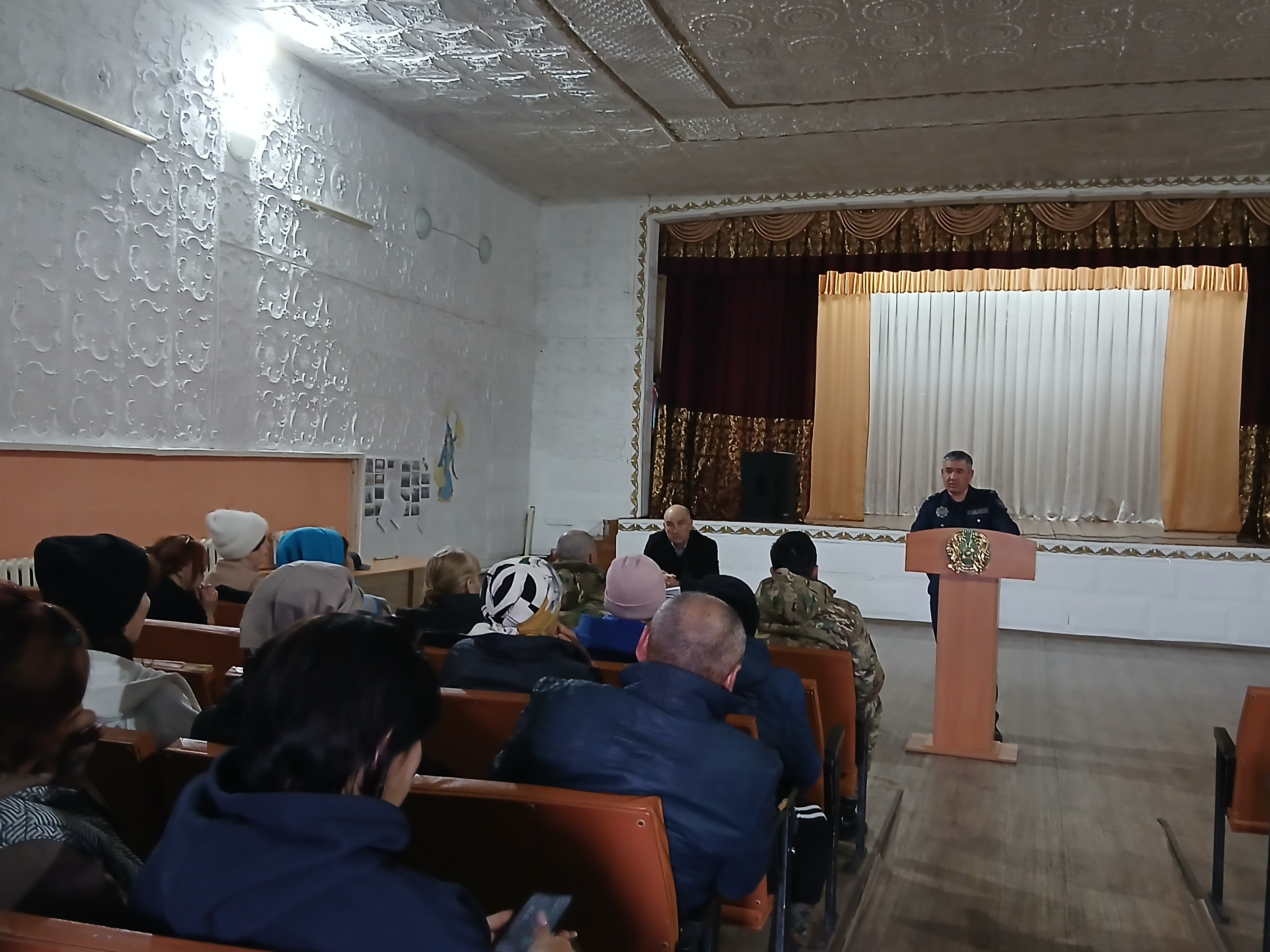 Победа ауылы әкімінің халықпен есептік кездесуі