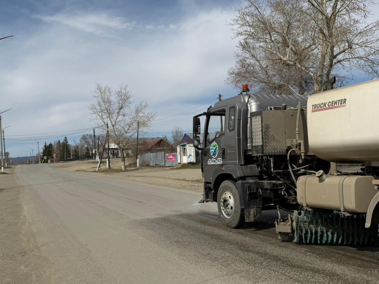 Самар ауданында көшелерді жуу науқаны басталды
