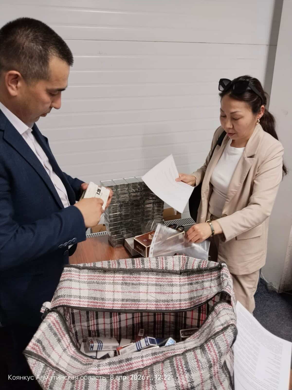 Тәркіленген акциздік маркалары жоқ темекі өнімдерін өткізу!