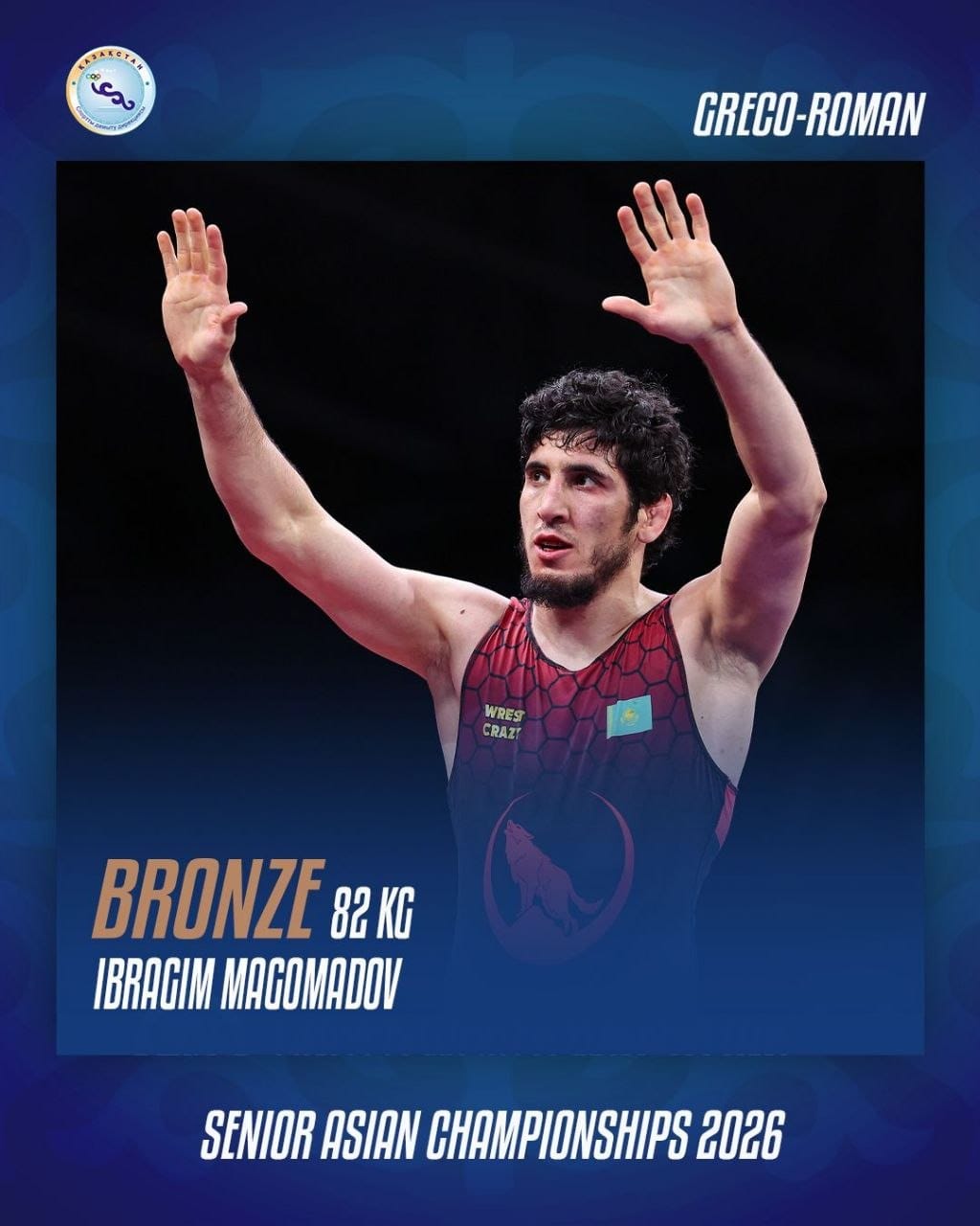 Ибрагим Магомадов Азия чемпионатында қола медаль иеленді