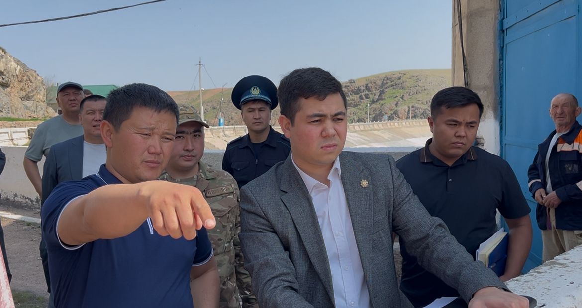 Күрті су қоймасы нысанына комиссиялық тексеру жүргізіліп, объектінің қорғалу жағдайына визуалды бақылау жасалды.