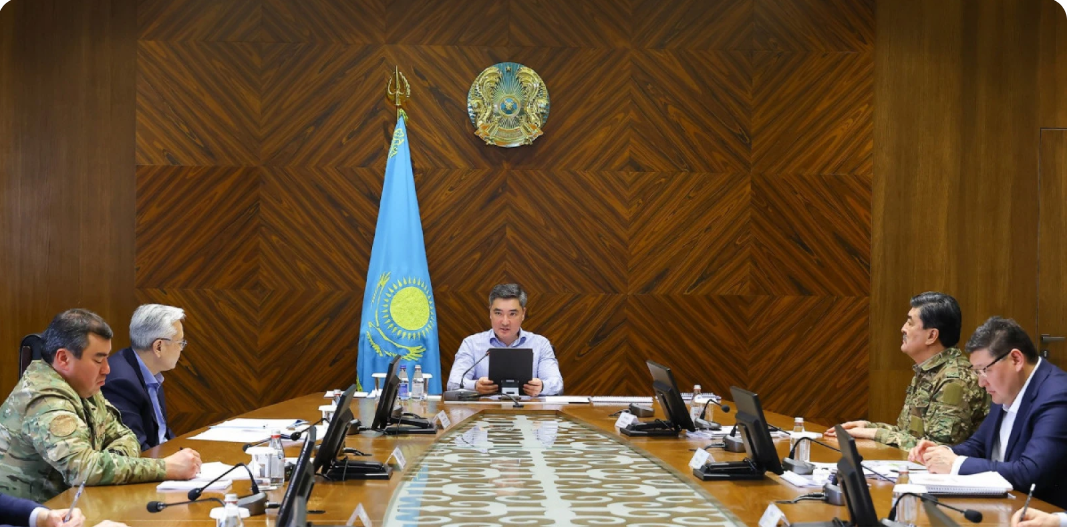 Олжас Бектенов Абай облысында Төтенше жағдайларды жою жөніндегі республикалық жедел штаб отырысын өткізді