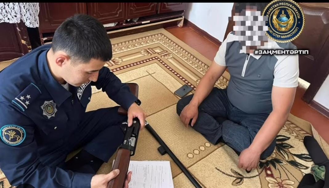 «Құқықтық тәртіп» – қару иелері тексерілді