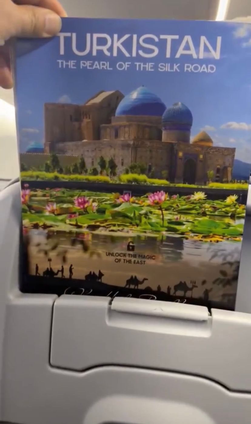 ТҮРКІСТАН ОБЛЫСЫНЫҢ ТУРИЗМІ ҰШАҚТАРДА ТАНЫСТЫРЫЛУДА
