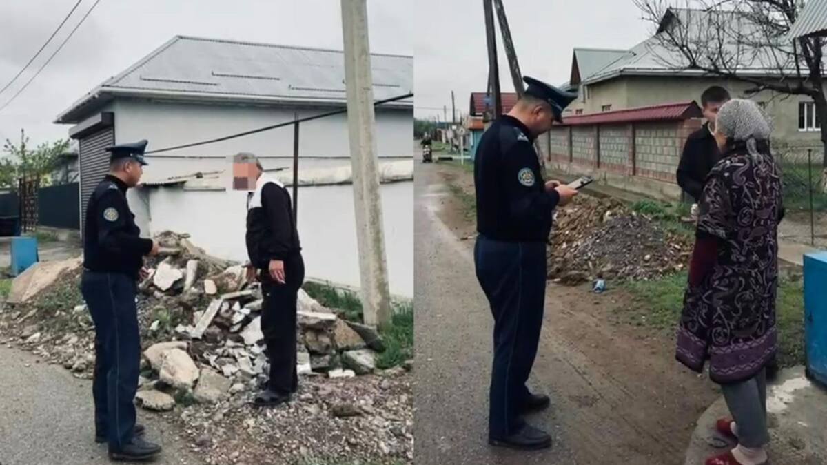 Түркістан облысында 2 тонна құрылыс қалдығын көшеге төккен тұрғын жауапқа тартылды&nbsp;