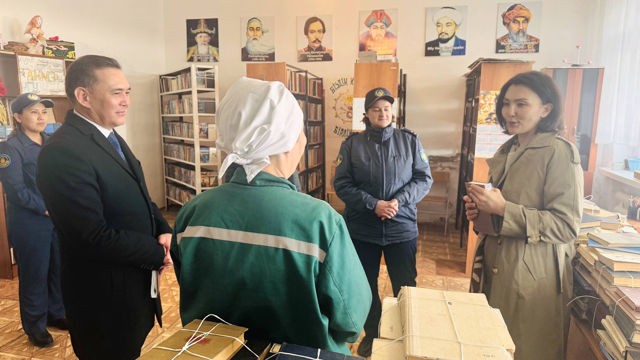 В учреждении №50 (женская колония) состоялось мероприятие по пополнению библиотечного фонда, организованное совместно с Научной библиотекой Северо-Казахстанского университета имени М. Козыбаева
