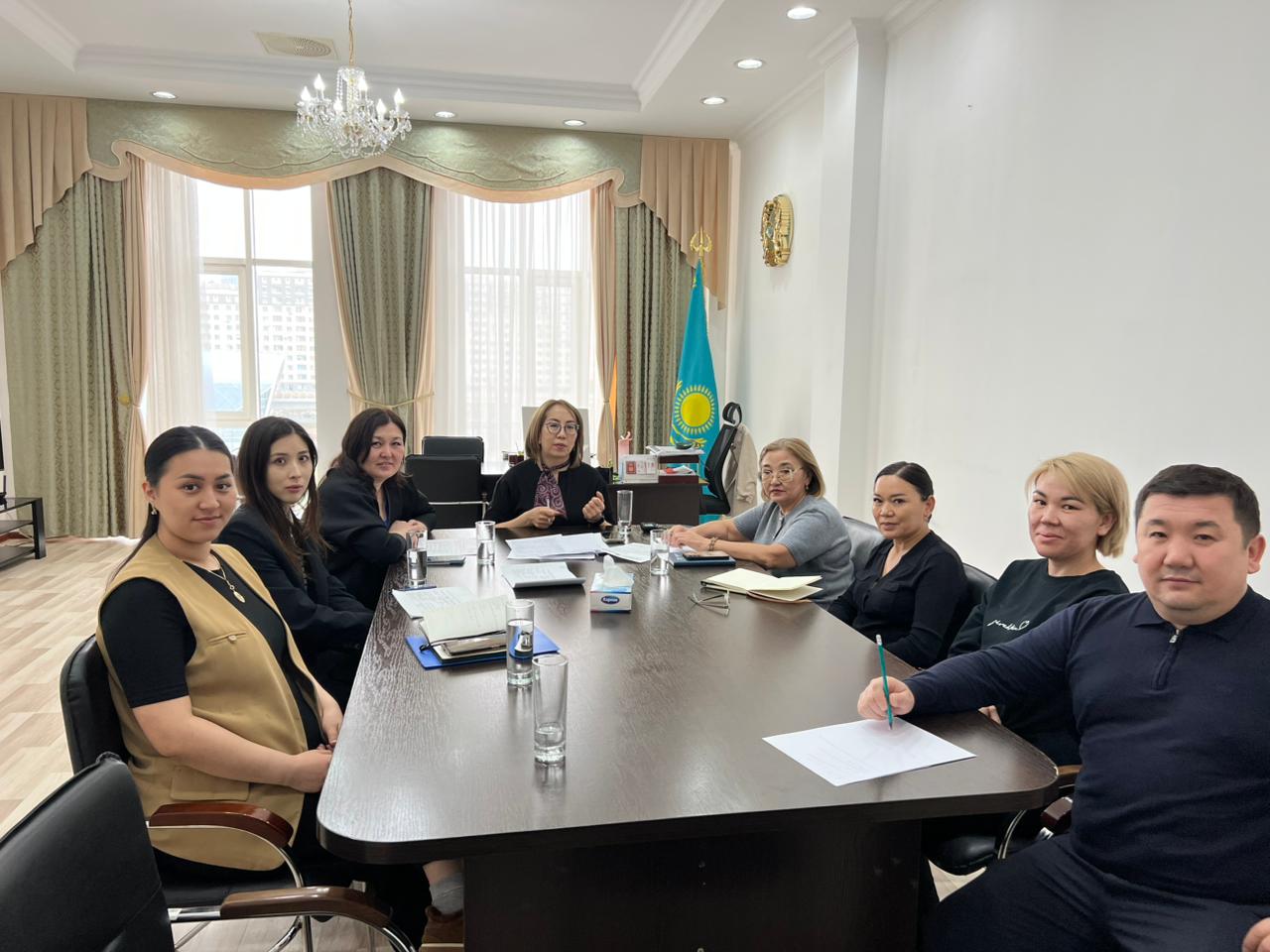 Астана қаласының Әдістемелік орталығымен бірлесіп 2025 жылғы білім алушылардың білім жетістіктеріне мониторинг жүргізу (МОДО) нәтижелері бойынша кездесу өткізілді