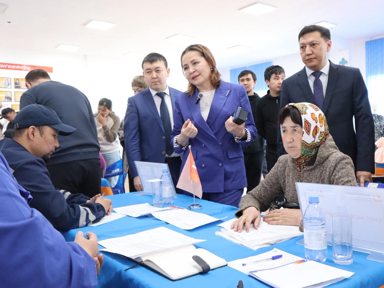 Темір ауданының Кеңқияқ ауылдық округінде бос жұмыс орындары жәрмеңкесі өтті.