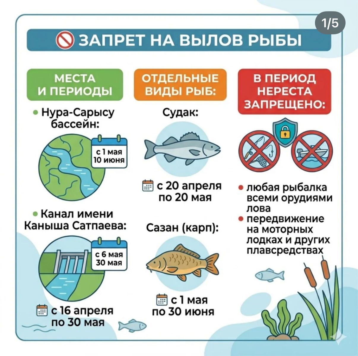 Балық аулауға тыйым салу