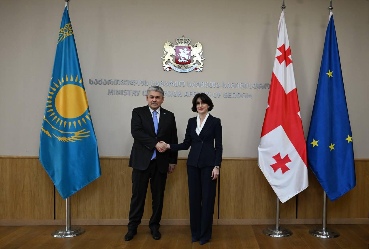 Қазақстан мен Грузия СІМ басшылары өзара тиімді ынтымақтастықты тереңдету жоспарларын талқылады
