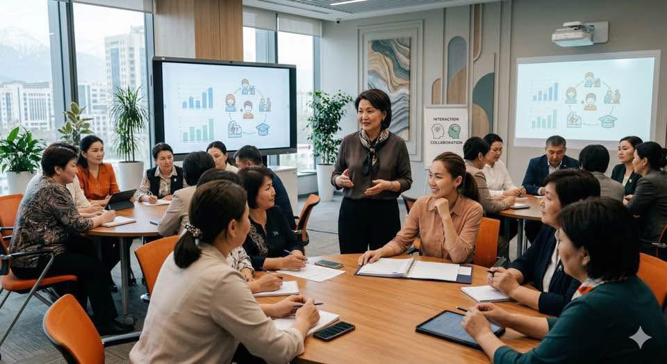 «Өркен» балалардың әл-ауқатын арттыру ұлттық ғылыми-практикалық институтының мамандары балалар үйі қызметкерлерінің біліктілігін арттырады