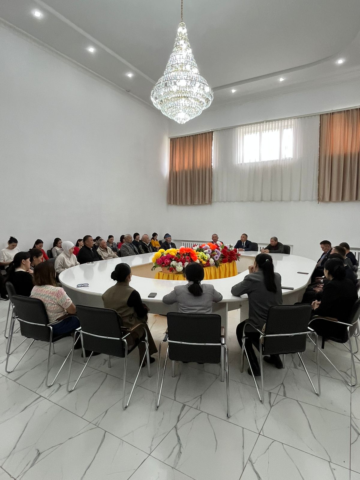 Амангелді аудандық мәслихатының төрағасы сайлаушылармен кездесуі өткізді