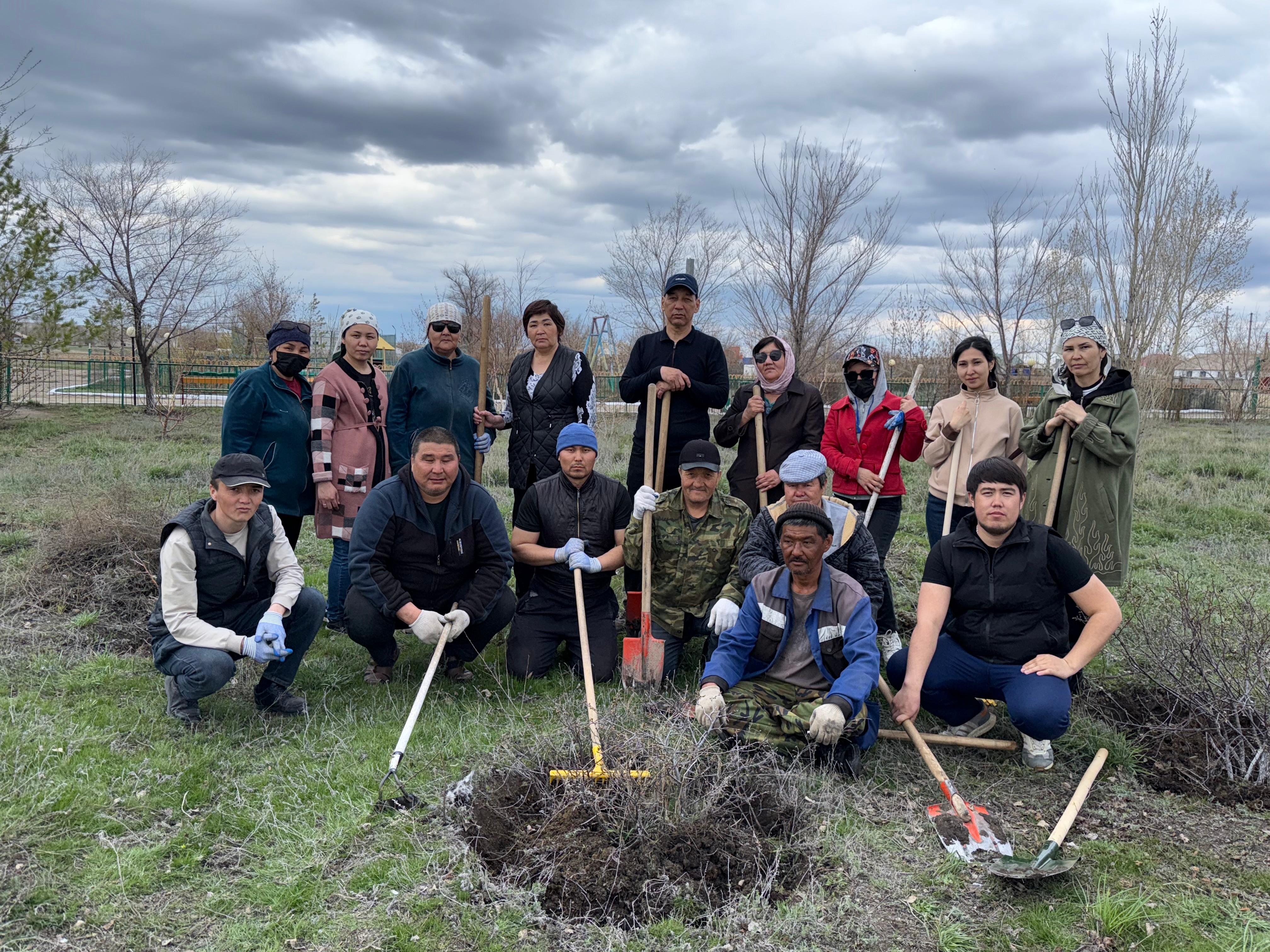 Бүгін Қарабұлақ ауылында сенбілік ұйымдастырылды