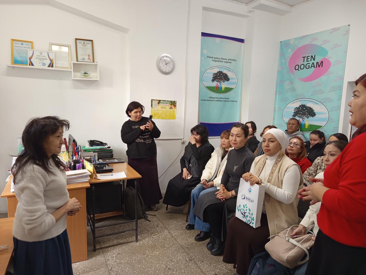Алматыдағы «Ten Qogam»: ерекше қажеттілігі бар жандарға кешенді қолдау және жұмысқа орналасуға жол