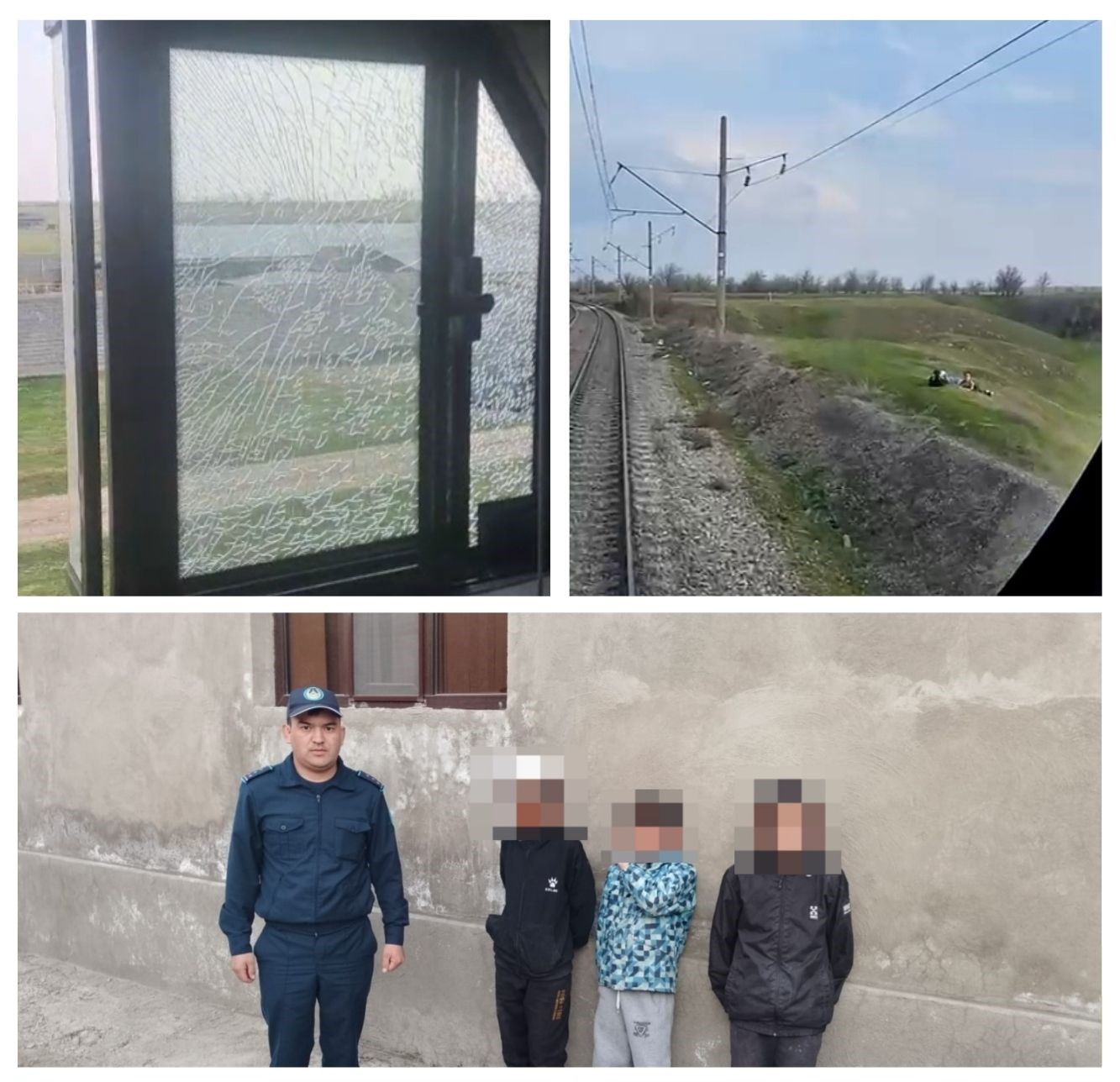 Көлік полициясы: жыл басынан бері пойыз терезелерін сындырудың 12 фактісі тіркелді