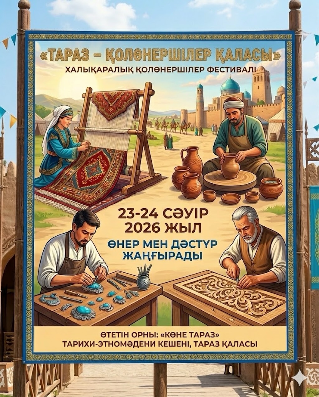 Таразда өнер мен дәстүр жаңғырады