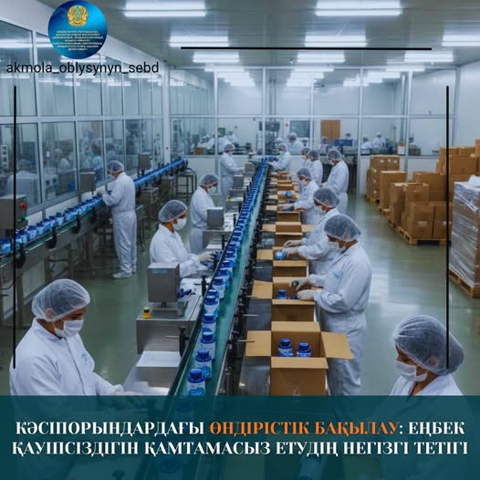 Кәсіпорындардағы өндірістік бақылау: еңбек қауіпсіздігін қамтамасыз етудің негізгі тетігі