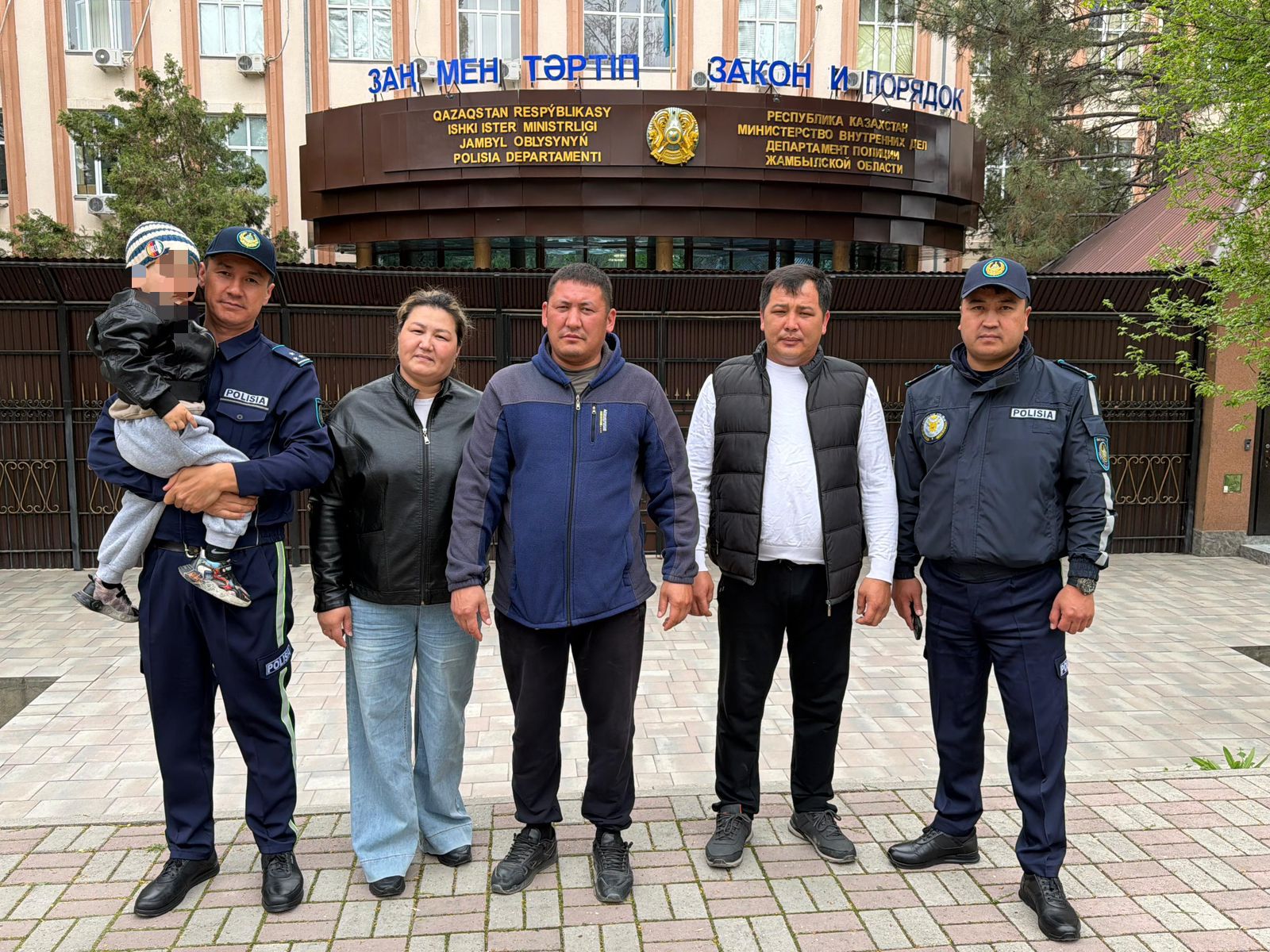 Жамбыл облысында полиция қызметкерлерінің жедел әрекеті баланың өмірін сақтап қалды