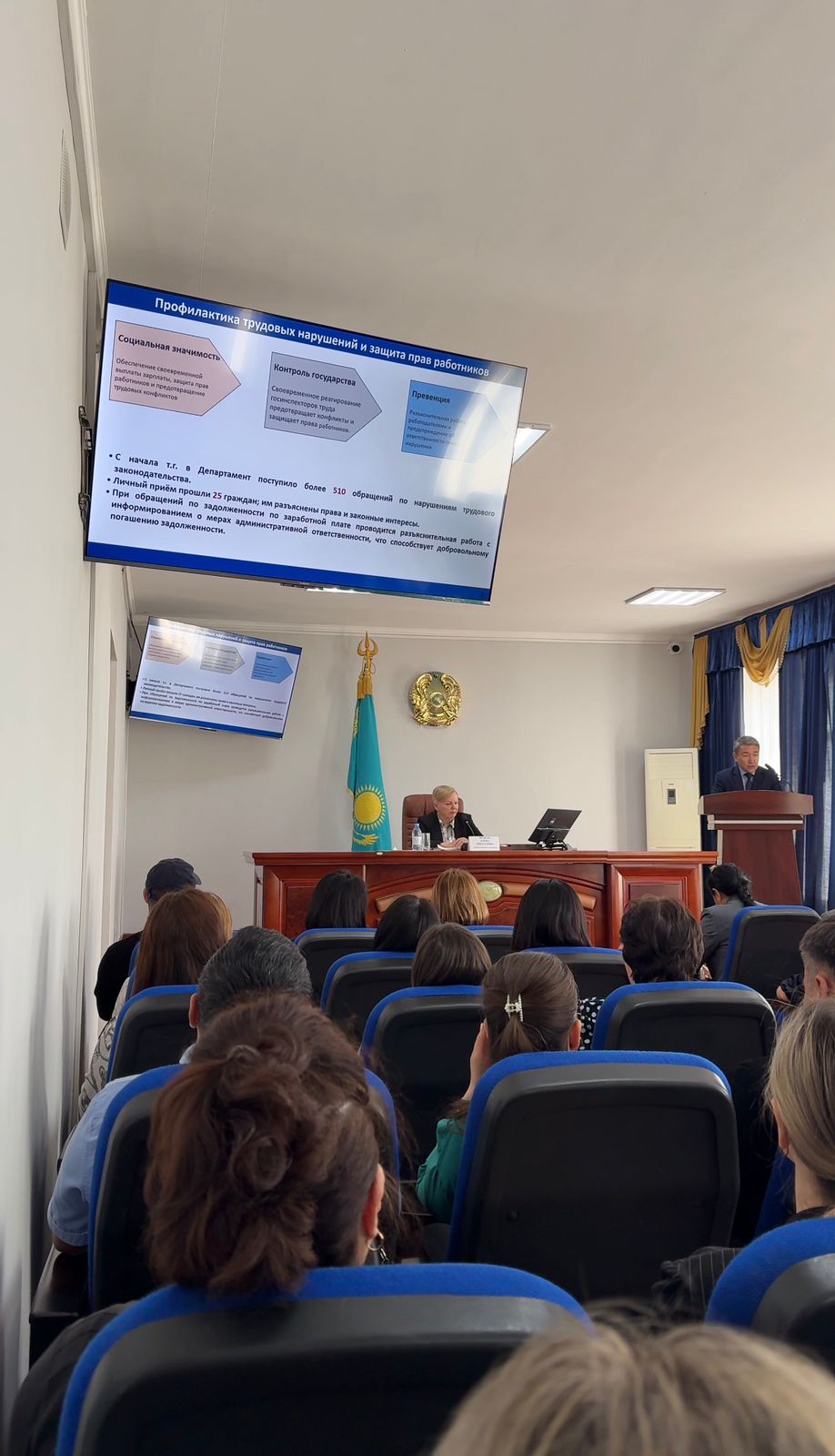 Әлеуметтік-еңбек саласындағы мәселелер бойынша ақпараттық-түсіндіру жұмысы