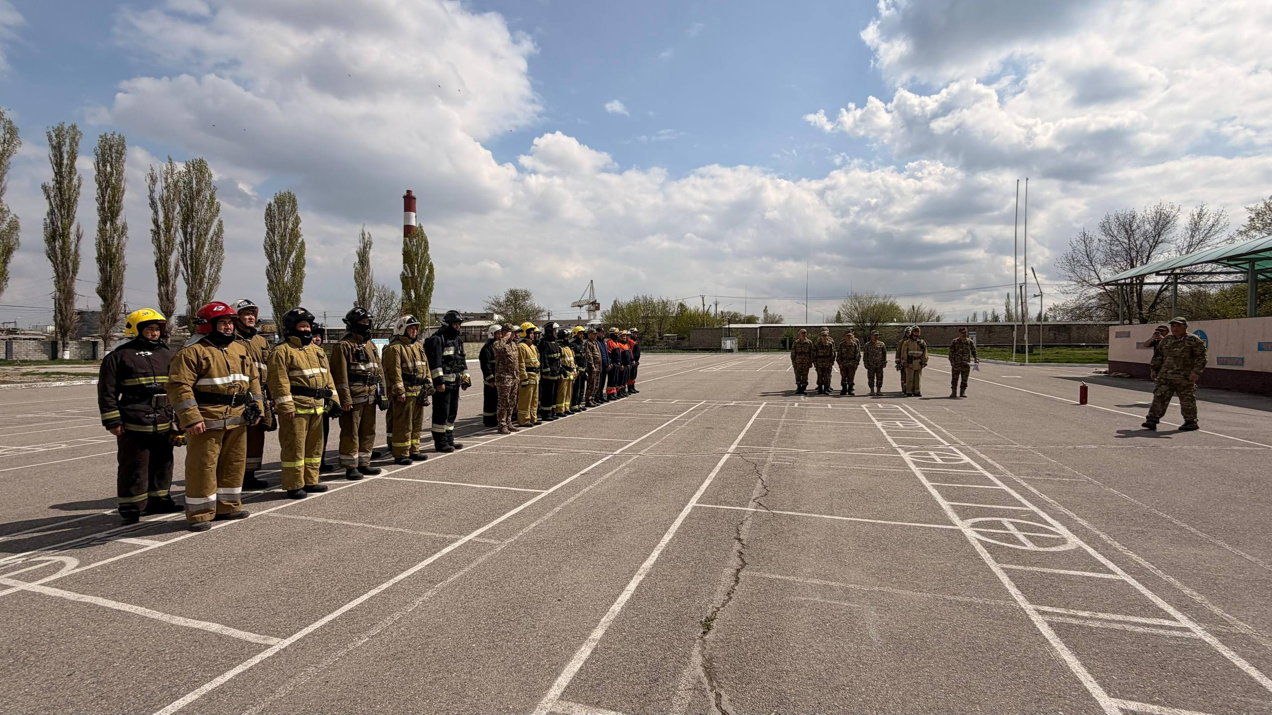 Таразда өрт-тактикалық оқу-жаттығуы өткізілді