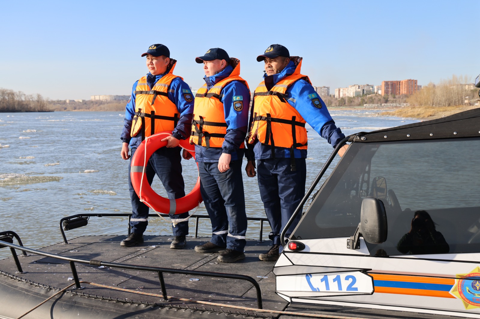 ТЖМ құтқарушылары Ертіс өзенінде қауіпсіздікті күшейтуде