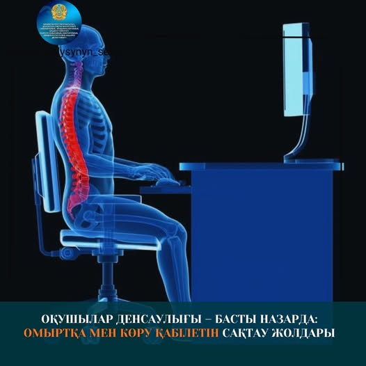 Оқушылар денсаулығы – басты назарда: омыртқа мен көру қабілетін сақтау жолдары