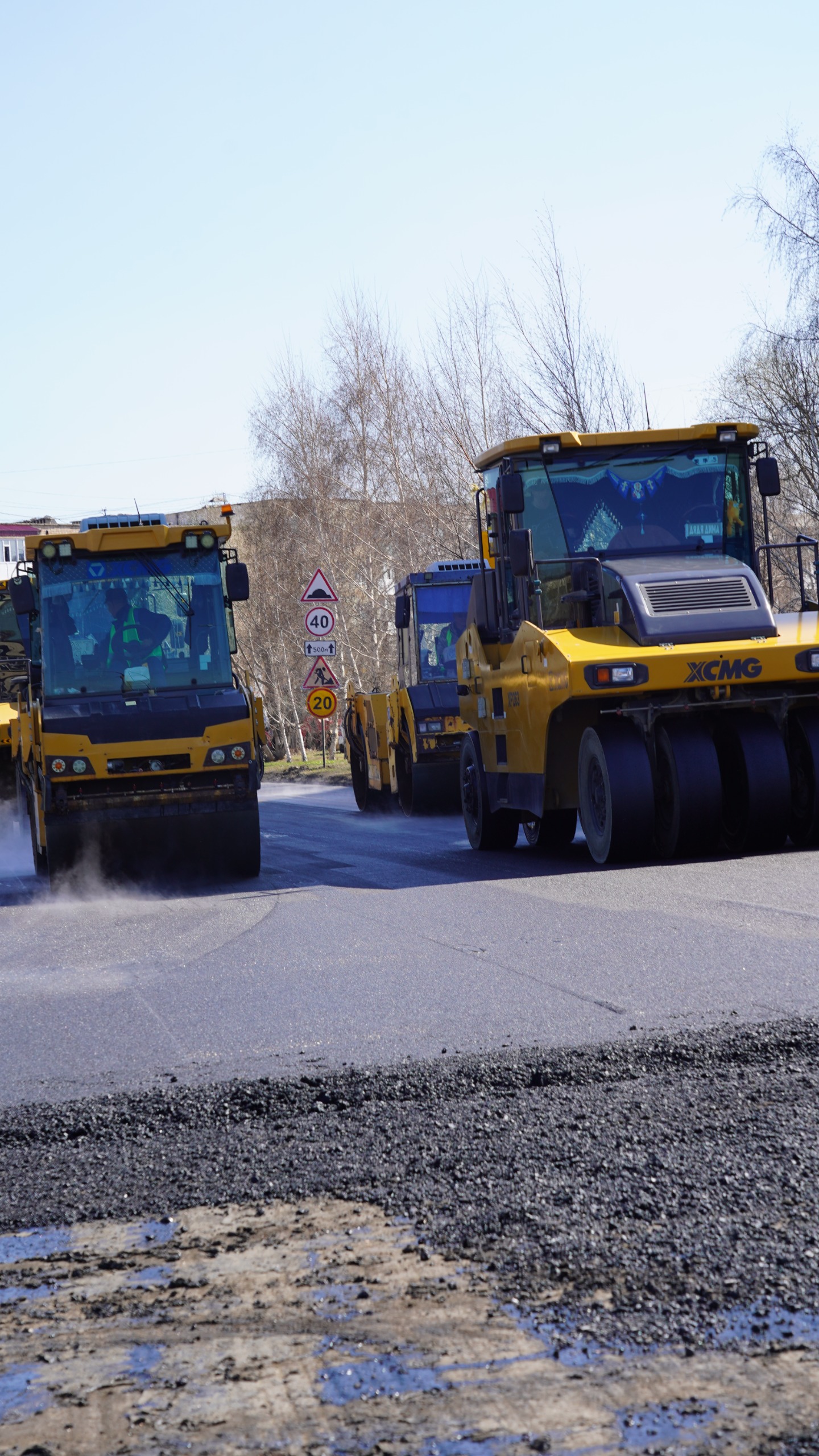 Жол маусымы басталды: Көкшетау әкімі Әнуар Күмпекеев негізгі учаскелерді тексерді