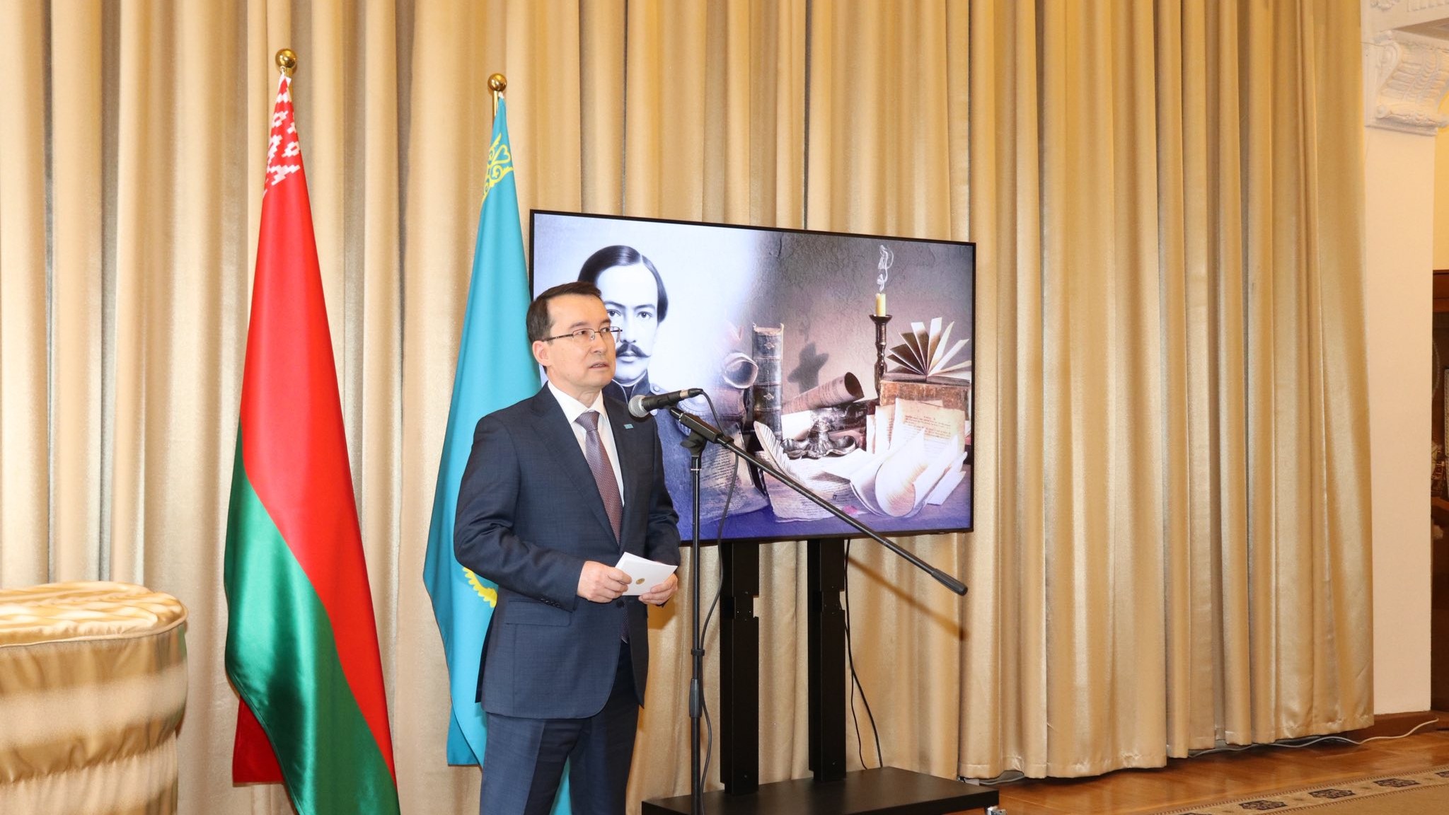 Минскіде Шоқан Уәлихановтың 190 жылдығы атап өтілді