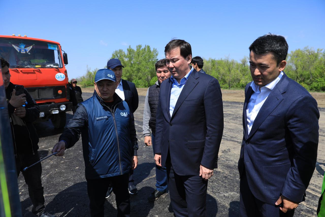 Ақтөбе облысында халықаралық көлік дәлізін қайта жаңарту жұмыстары жалғасуда