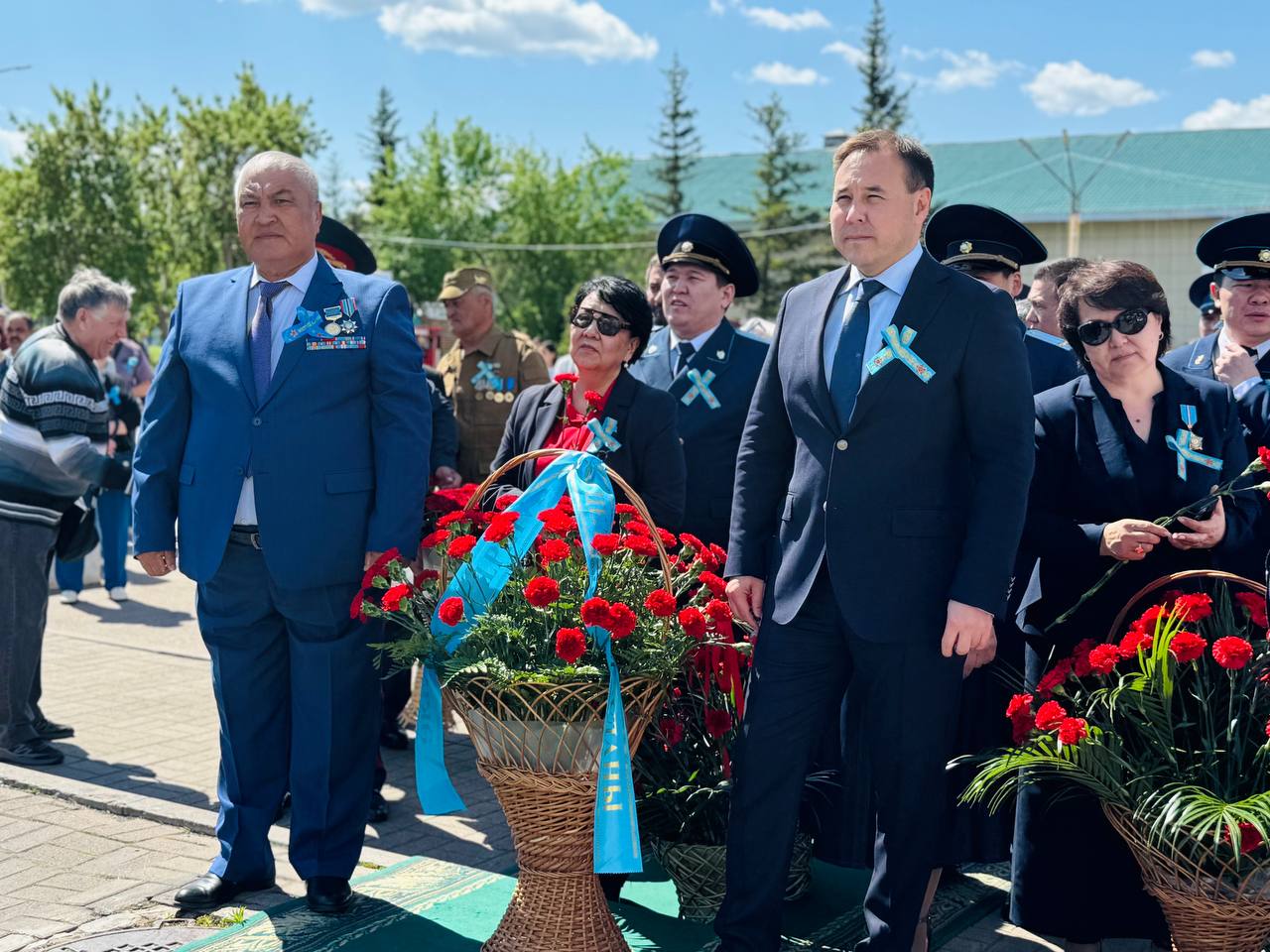 Целиноград ауданында Ұлы Жеңіс қаһармандарының рухына тағзым жасалды