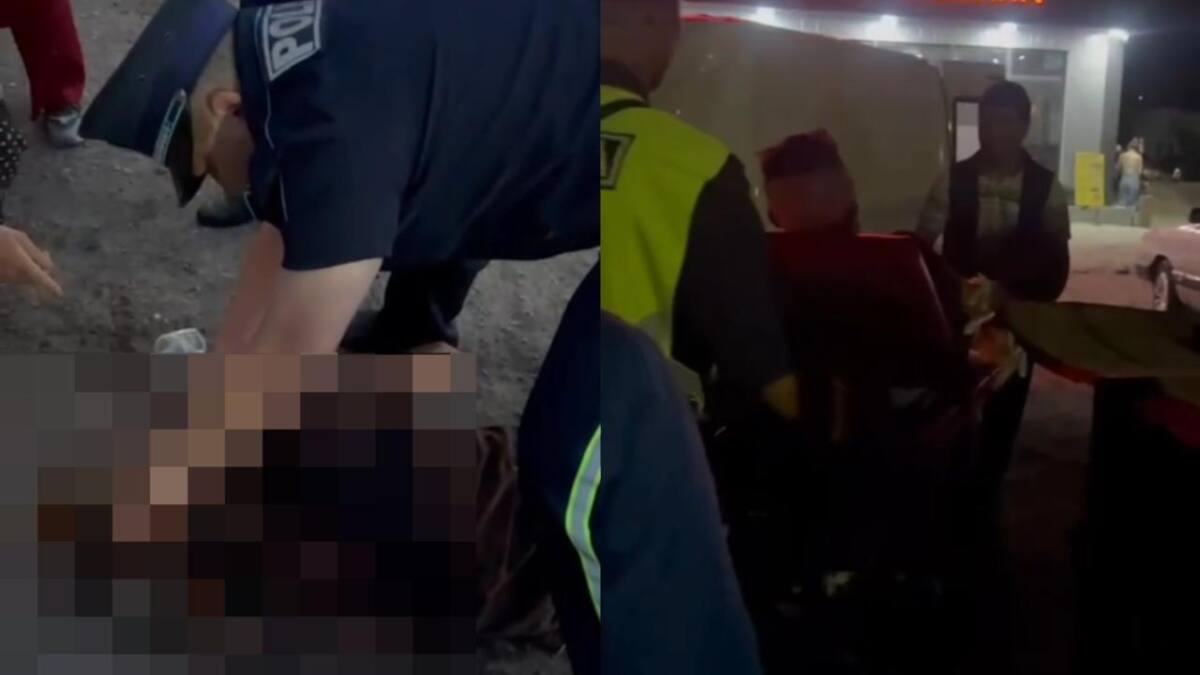 Көлік полицейлері азаматтың өмірін сақтап қалуға жедел әрекет етті