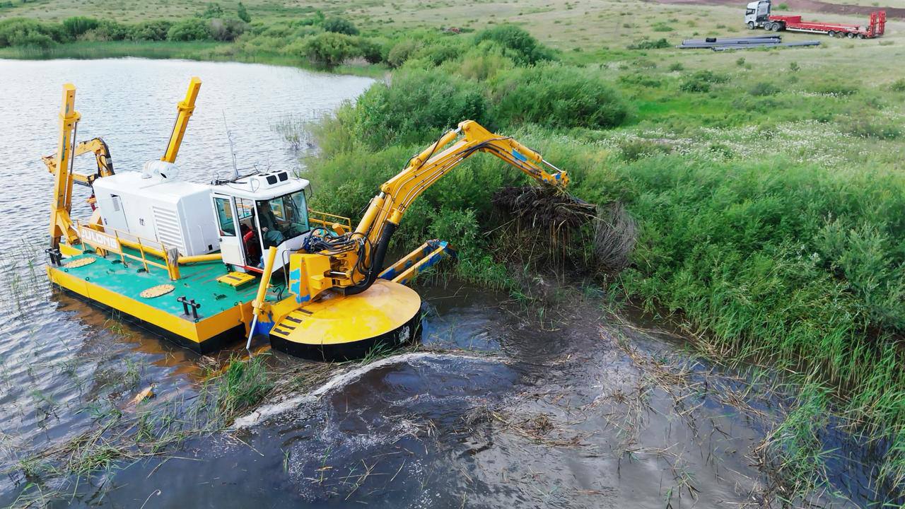 Шесть новых судов для очистки крупных водохранилищ и каналов получит РГП «Казводхоз» в текущем году