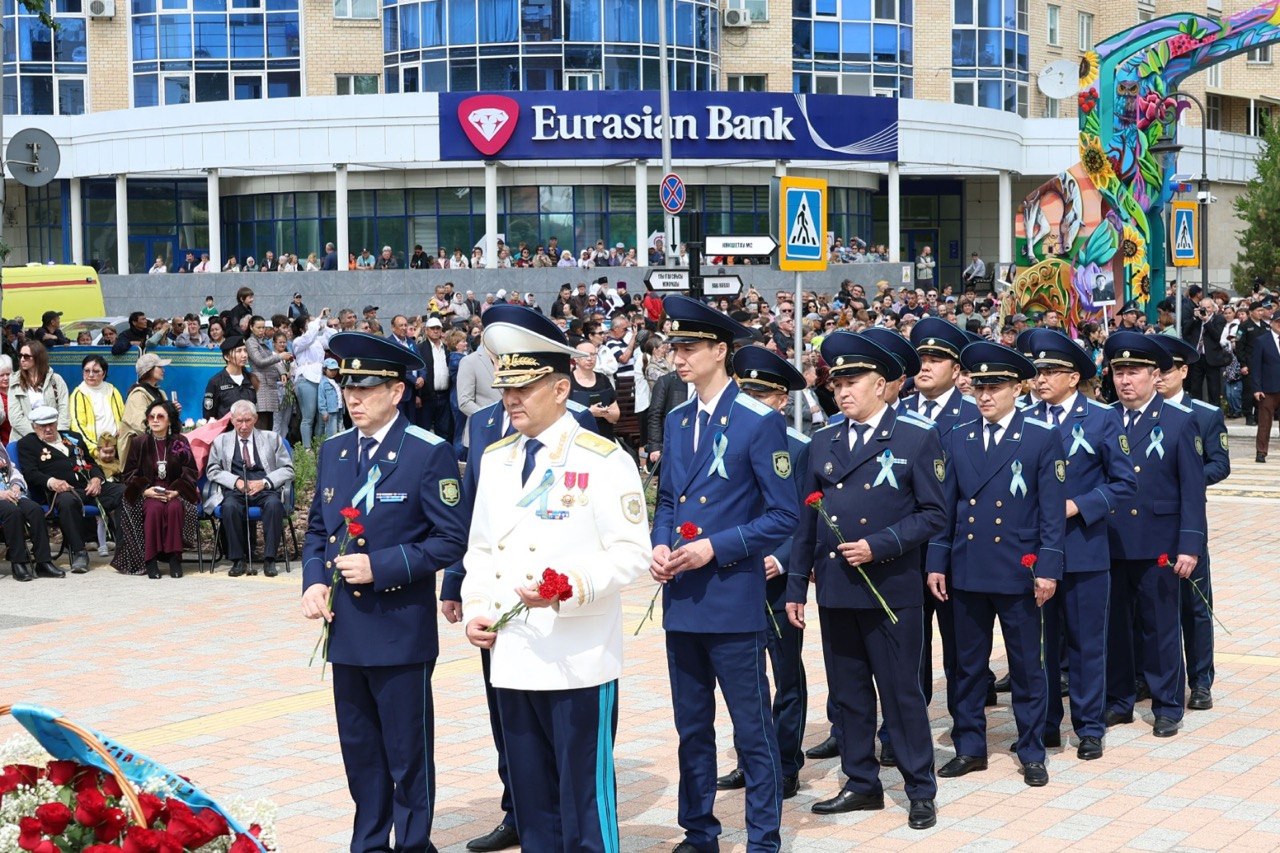 Көкшетауда Ұлы Отан соғысы батырларының рухына тағзым етілді