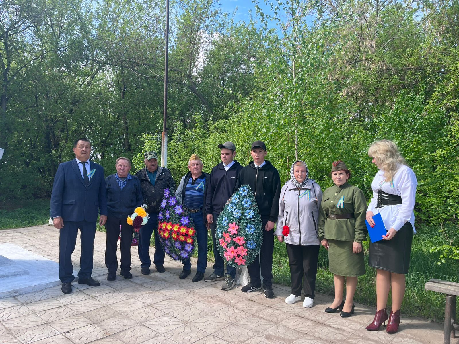 9 мая в честь празднования День Победы состоялась церемония возложения венков