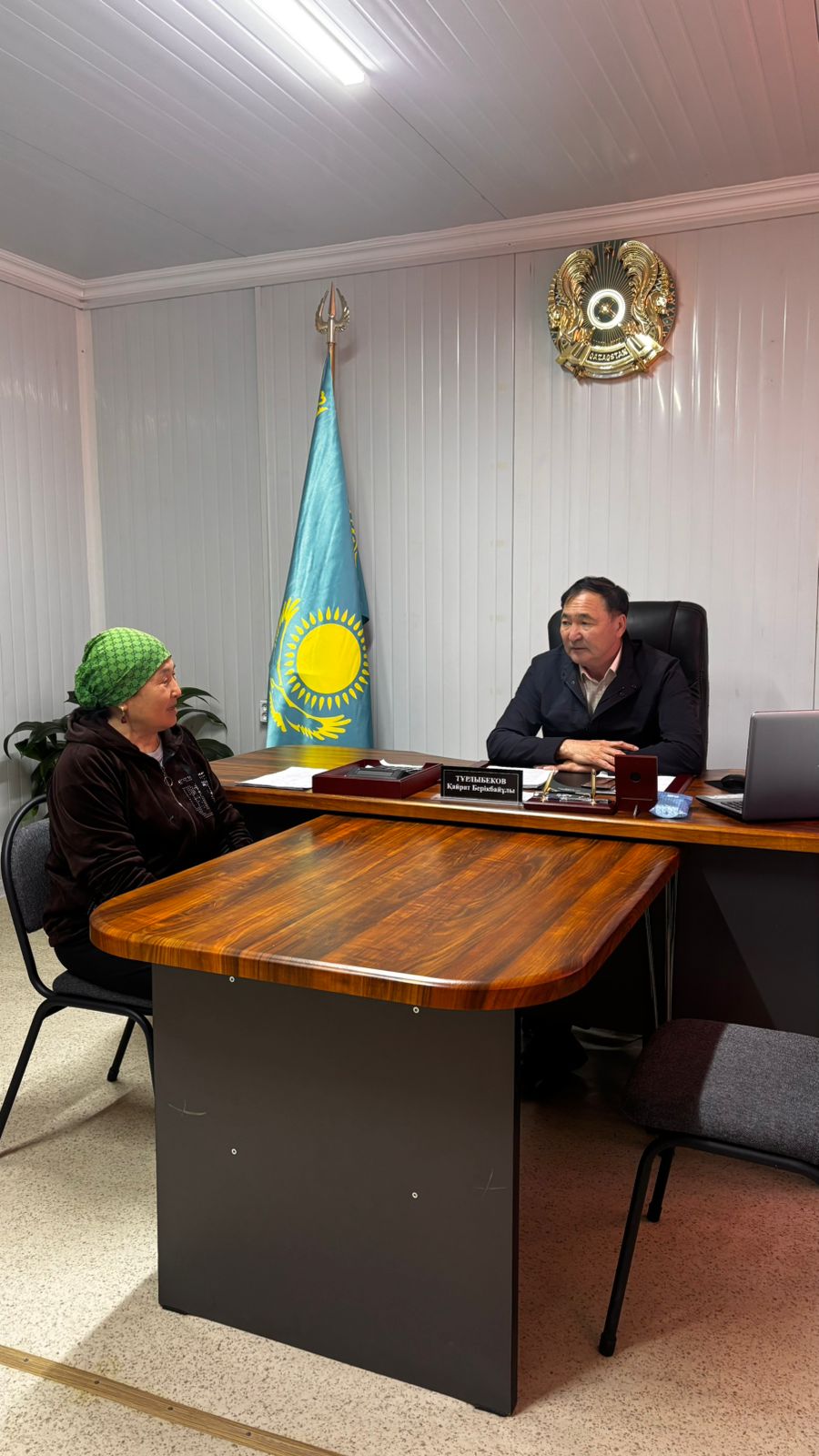 Округ әкімінің жеке қабылдауы өтті.