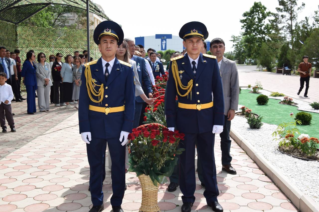 Жамбыл облысының құтқарушылары Жеңіс күніне арналған шараларға қатысты