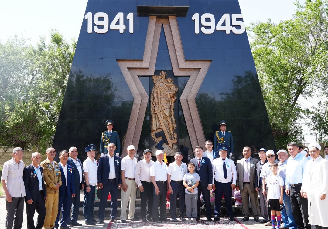 Мойынқұмда Жеңіс күніне арналған тағзым ету жиыны өтті