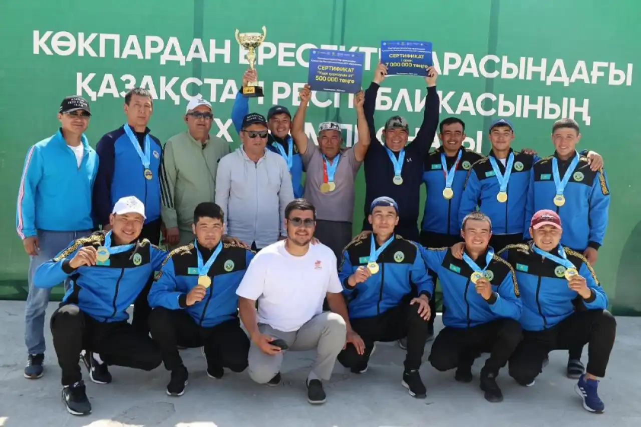«Әулиеата» командасы көкпардан Қазақстанның 16 дүркін чемпионы атанды
