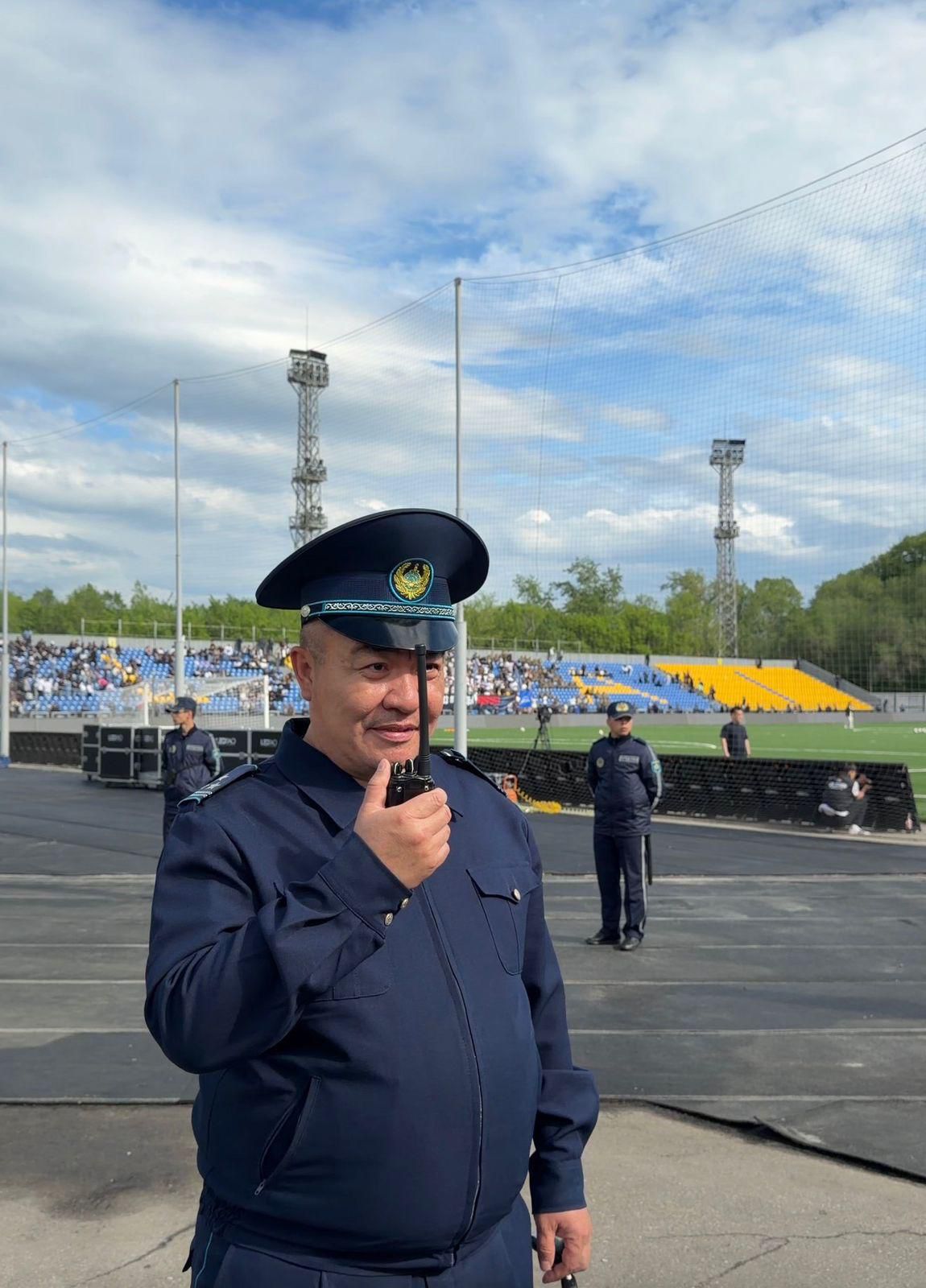 ШҚО полициясы «Алтай» — «Ордабасы» матчында құқықтық тәртіпті қамтамасыз етті
