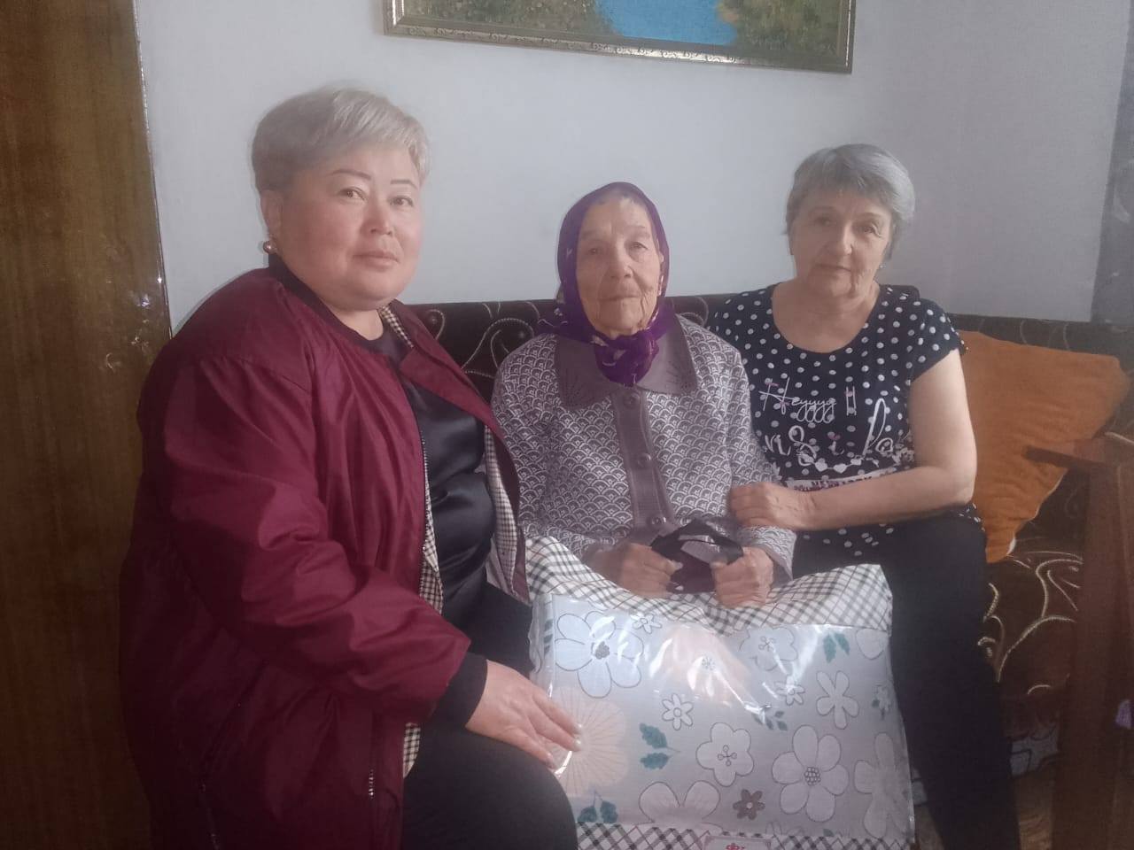 2026 жылы 6 мамырда 91 жастағы тыл еңбеккері Солоненко Вера Никитовнаға барды