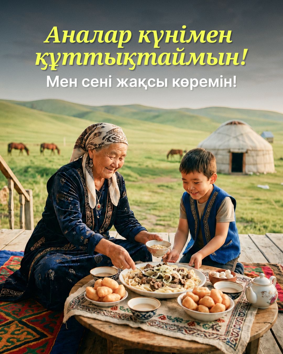 Бүгін қазақстандықтар Аналар күнін атап өтуде