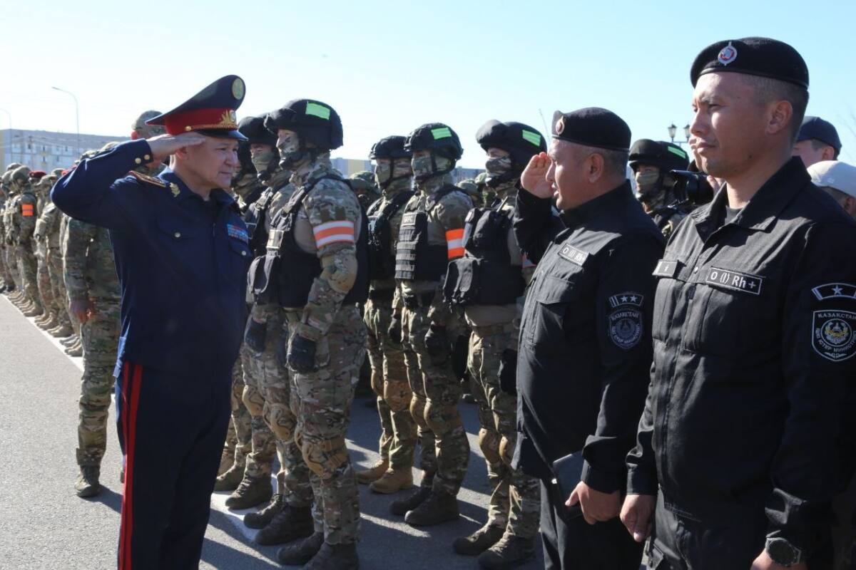 Готовность силовых структур перед саммитом проверили в Туркестане