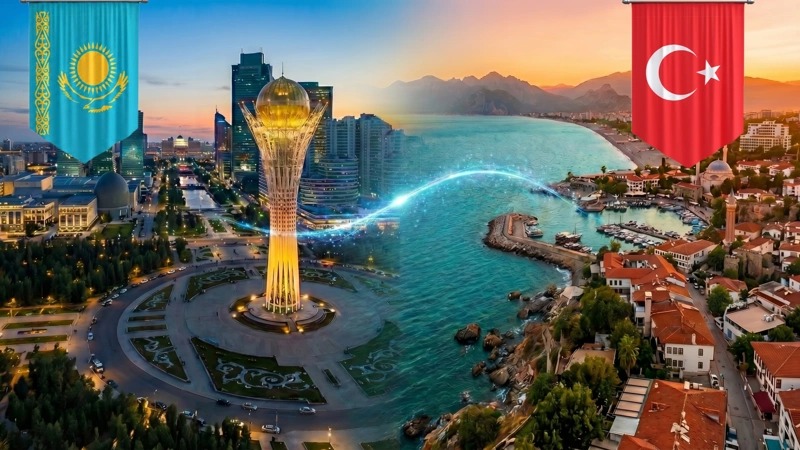 Қазақстан мен Түркия өзара сауда-саттық көлемін 15 млрд долларға жеткізу ниетін растады