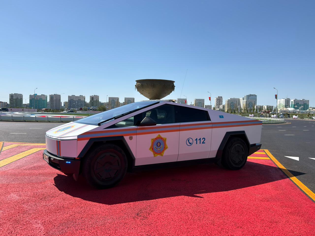 МЧС задействует Tesla Cybertruck на саммите ОТГ в Туркестане